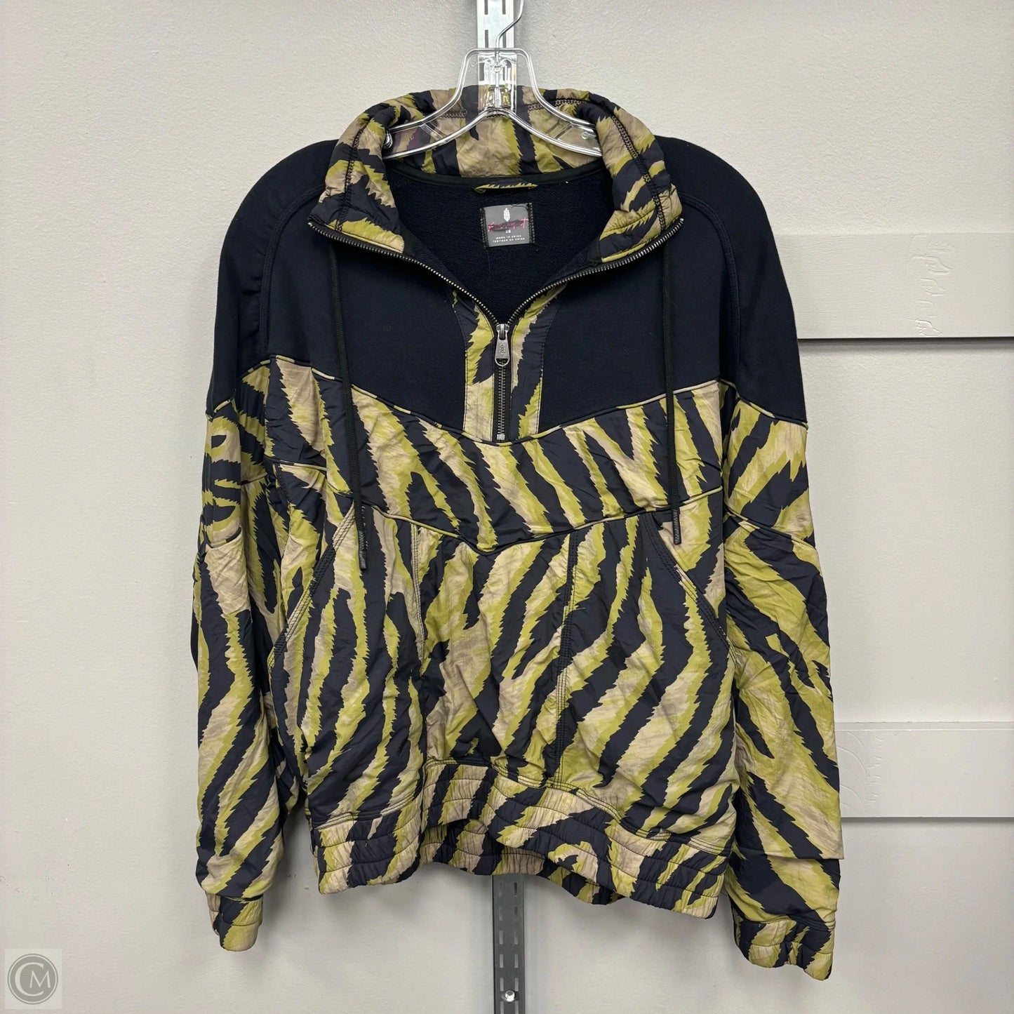 Sweatshirt Crewneck By Free People In Camouflage Print, Size: Xs