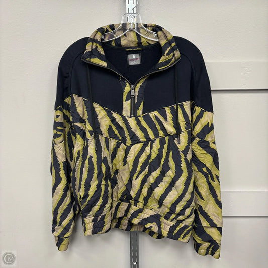 Sweatshirt Crewneck By Free People In Camouflage Print, Size: Xs