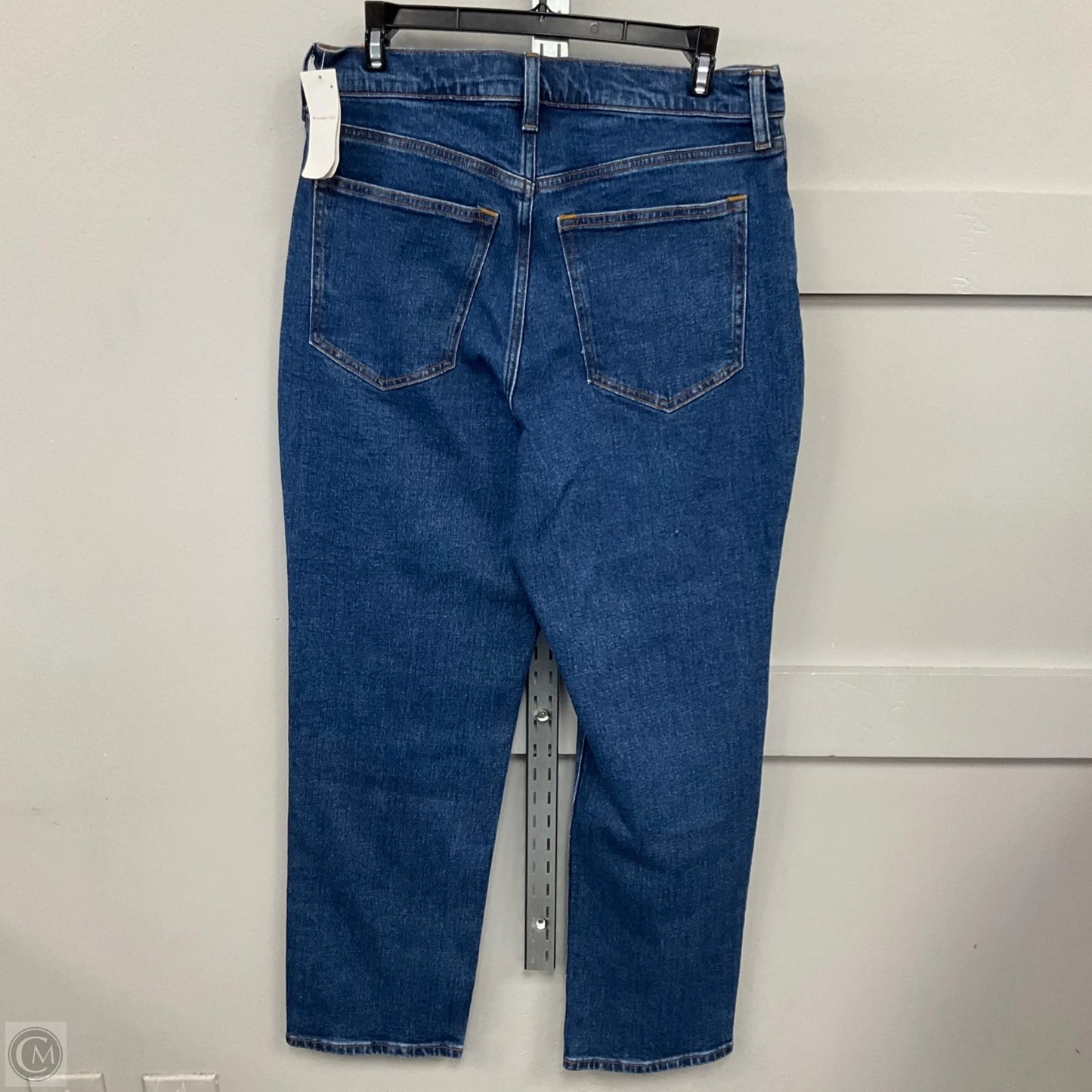 Jeans Straight By Abercrombie And Fitch In Blue Denim, Size: 10