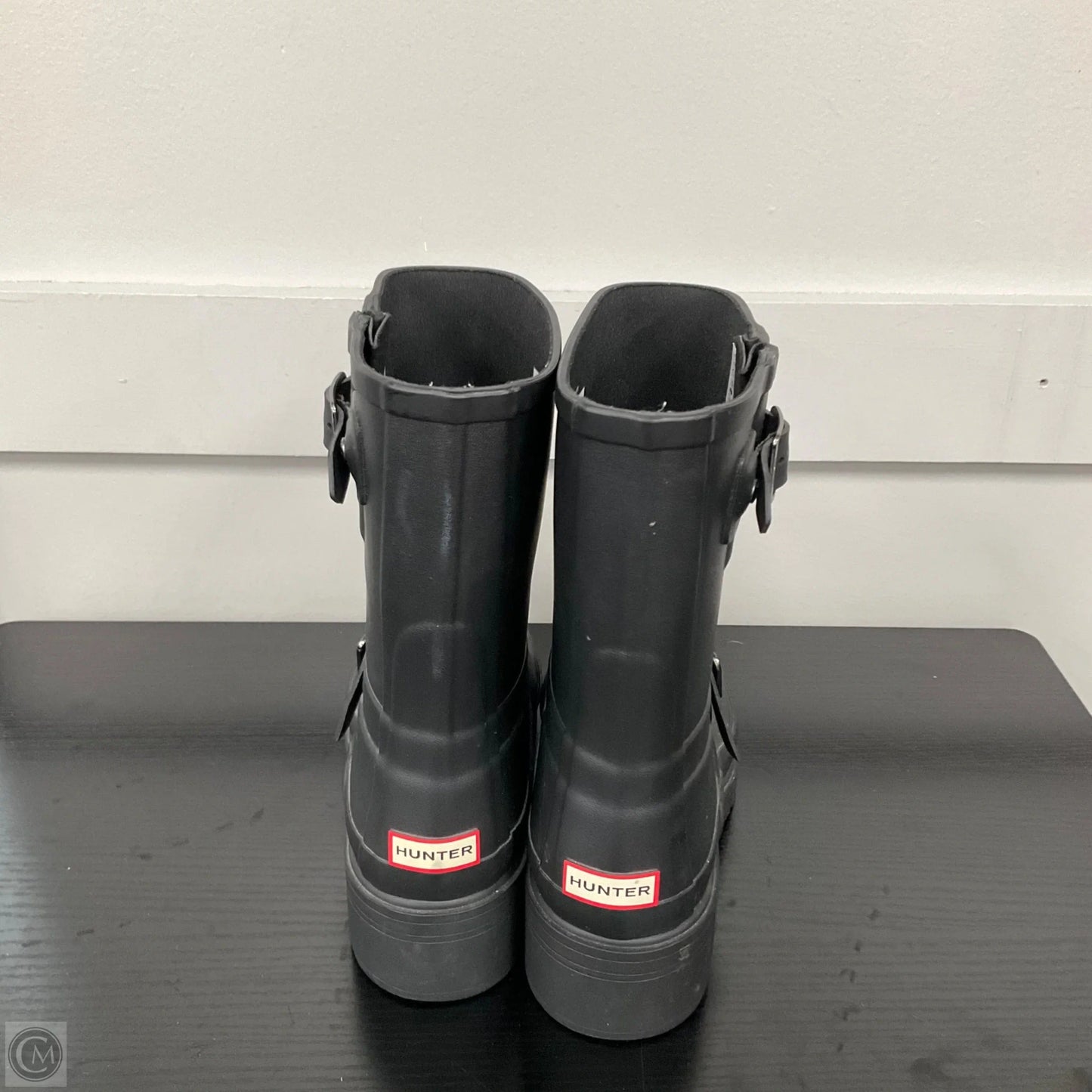 Boots Rain By Hunter In Black, Size: 7