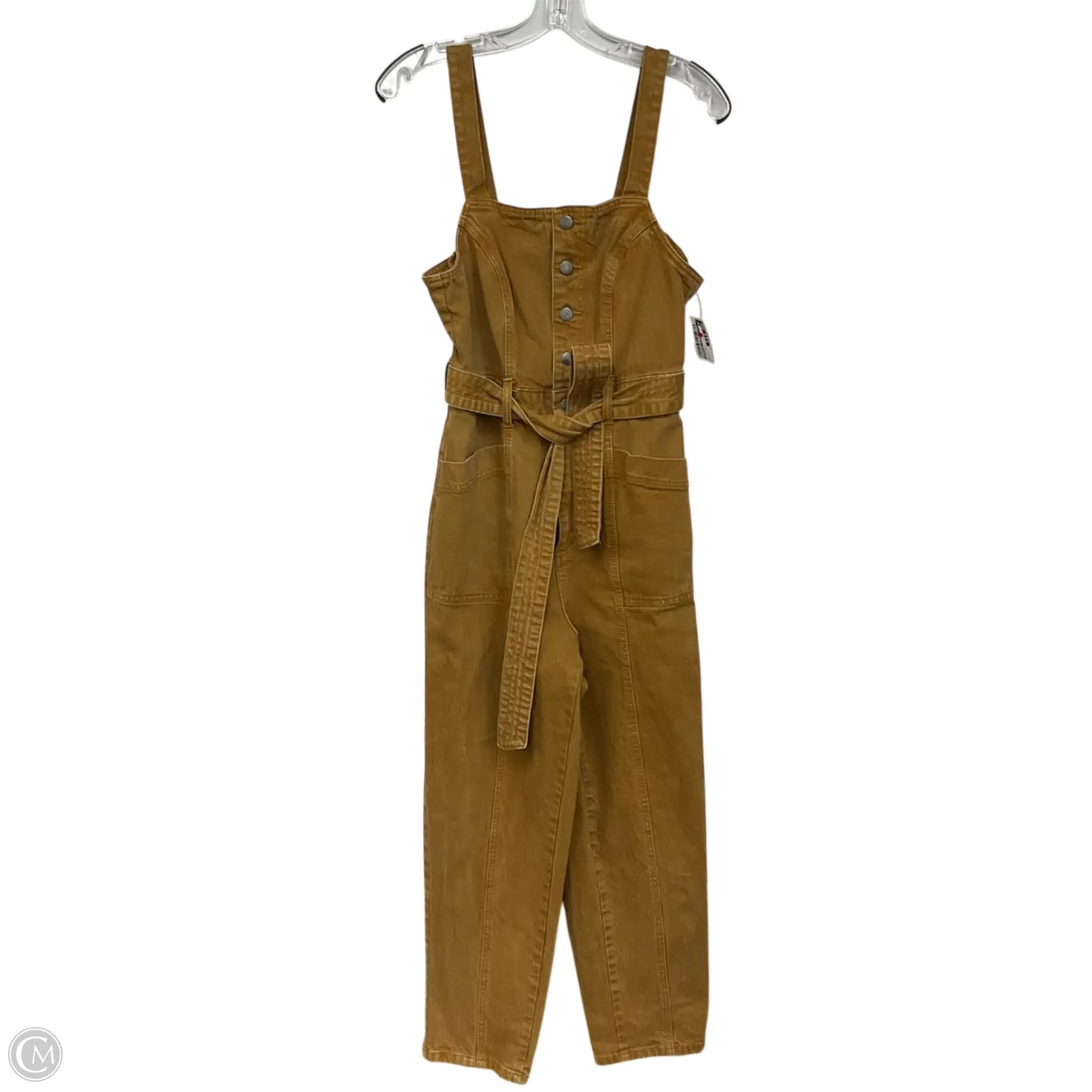 Jumpsuit By Universal Thread In Yellow Denim, Size: 4