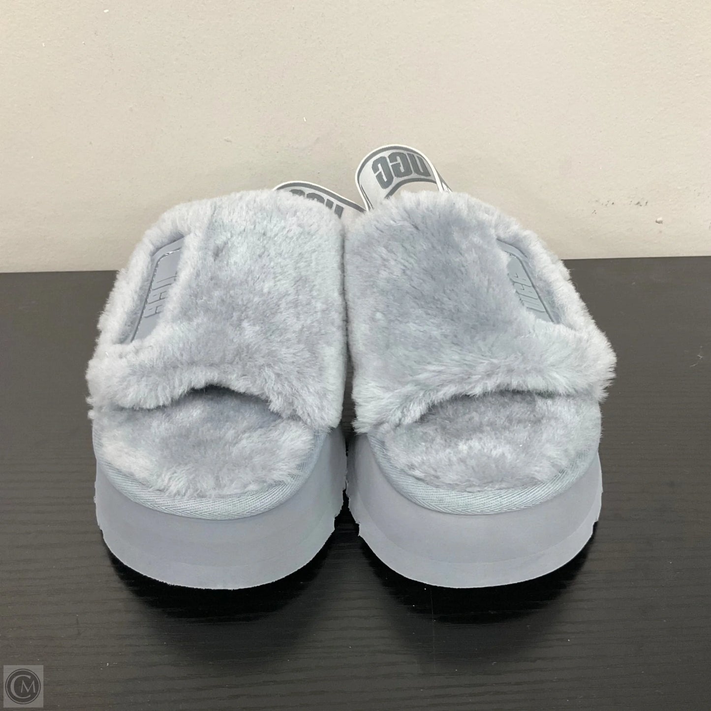 Sandals Designer By Ugg In Grey, Size: 7