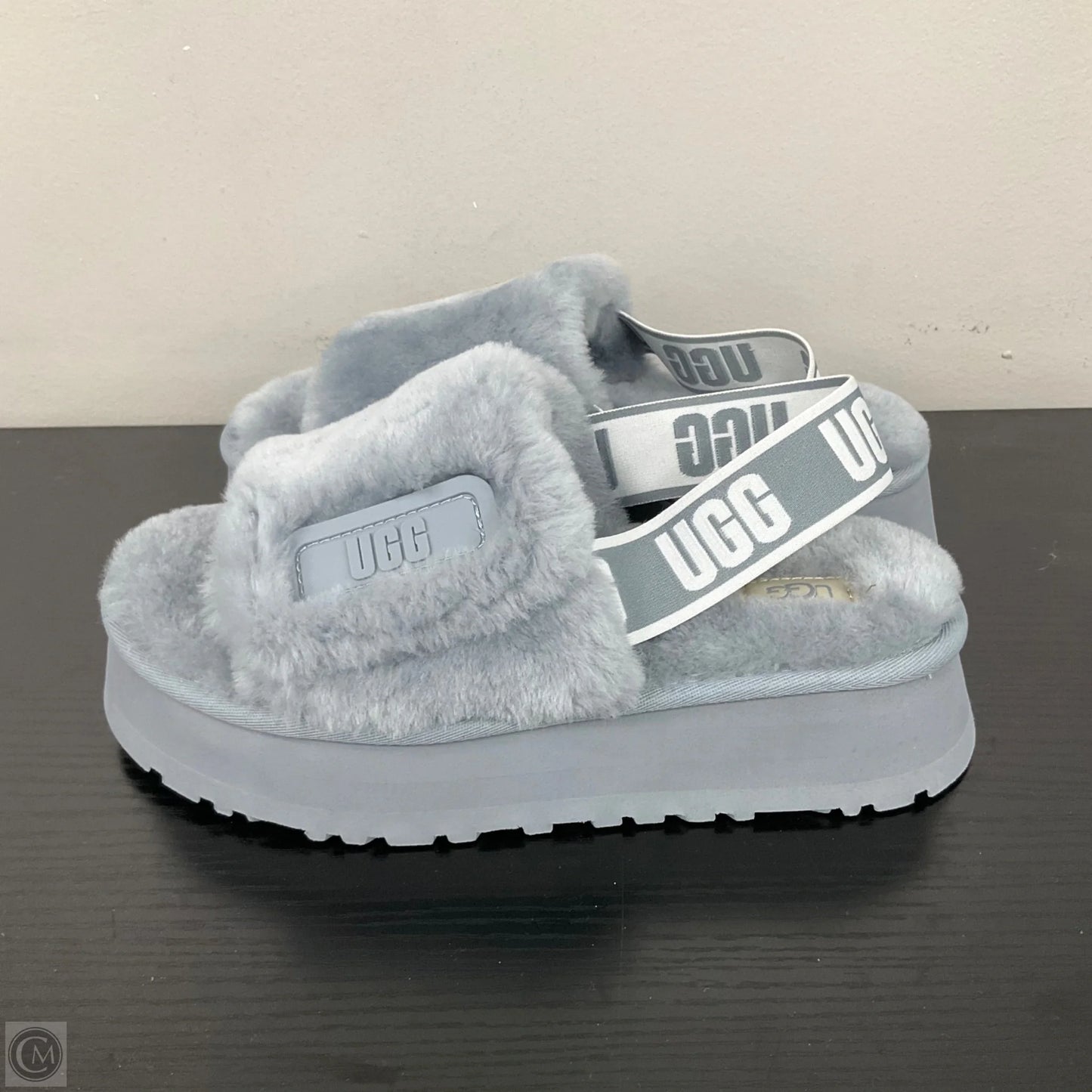 Sandals Designer By Ugg In Grey, Size: 7