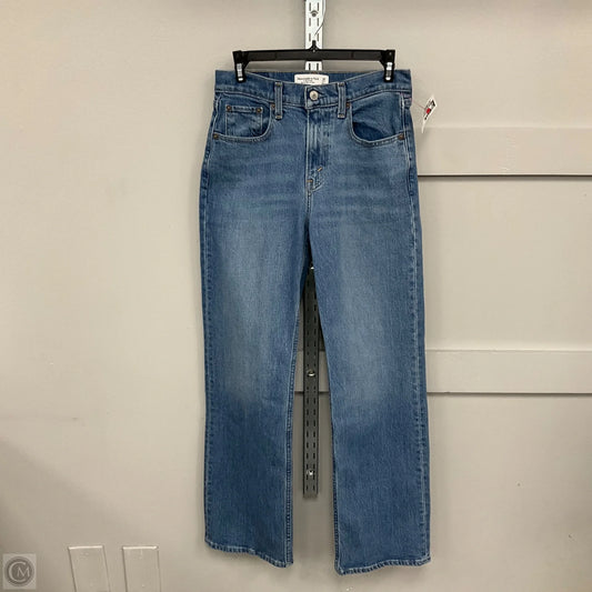 Jeans Boyfriend By Abercrombie And Fitch In Blue Denim, Size: 0