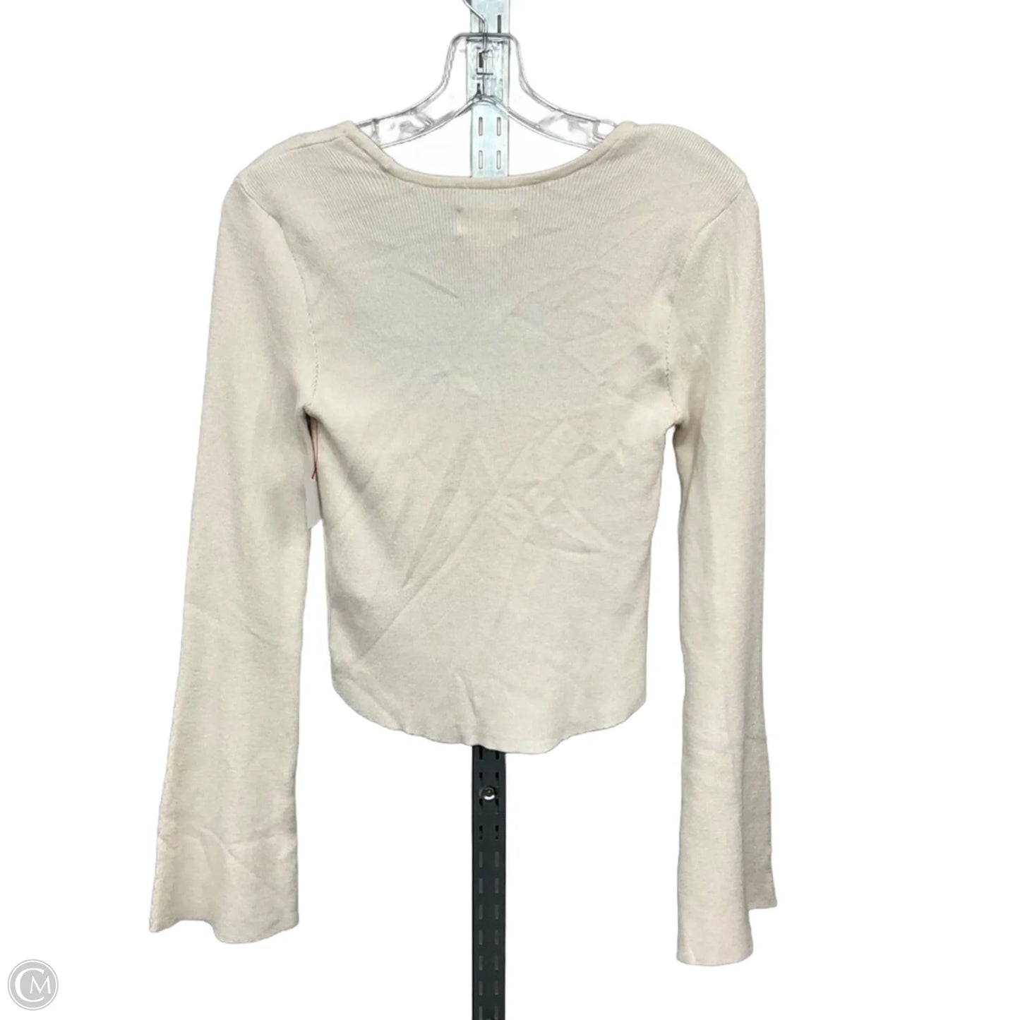Top Long Sleeve By Maeve In Cream, Size: Xs
