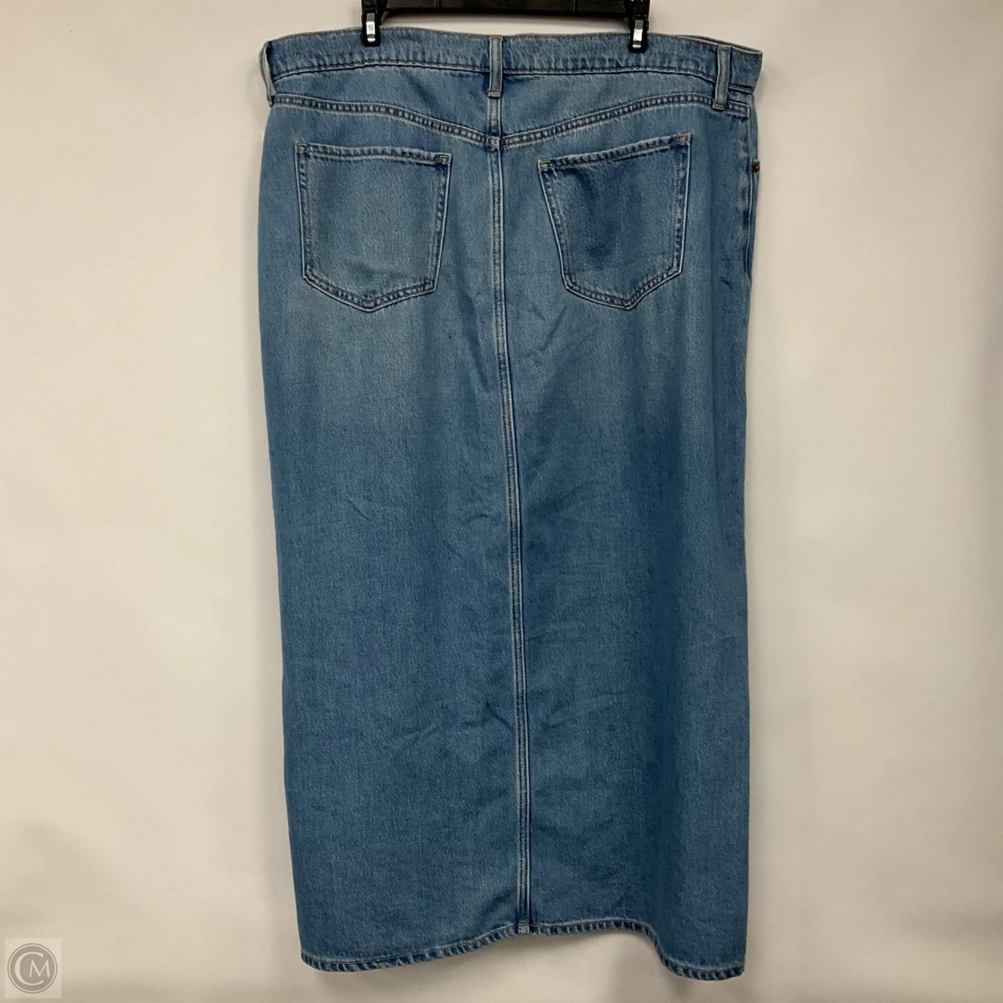 Skirt Maxi By Old Navy In Blue Denim, Size: 16