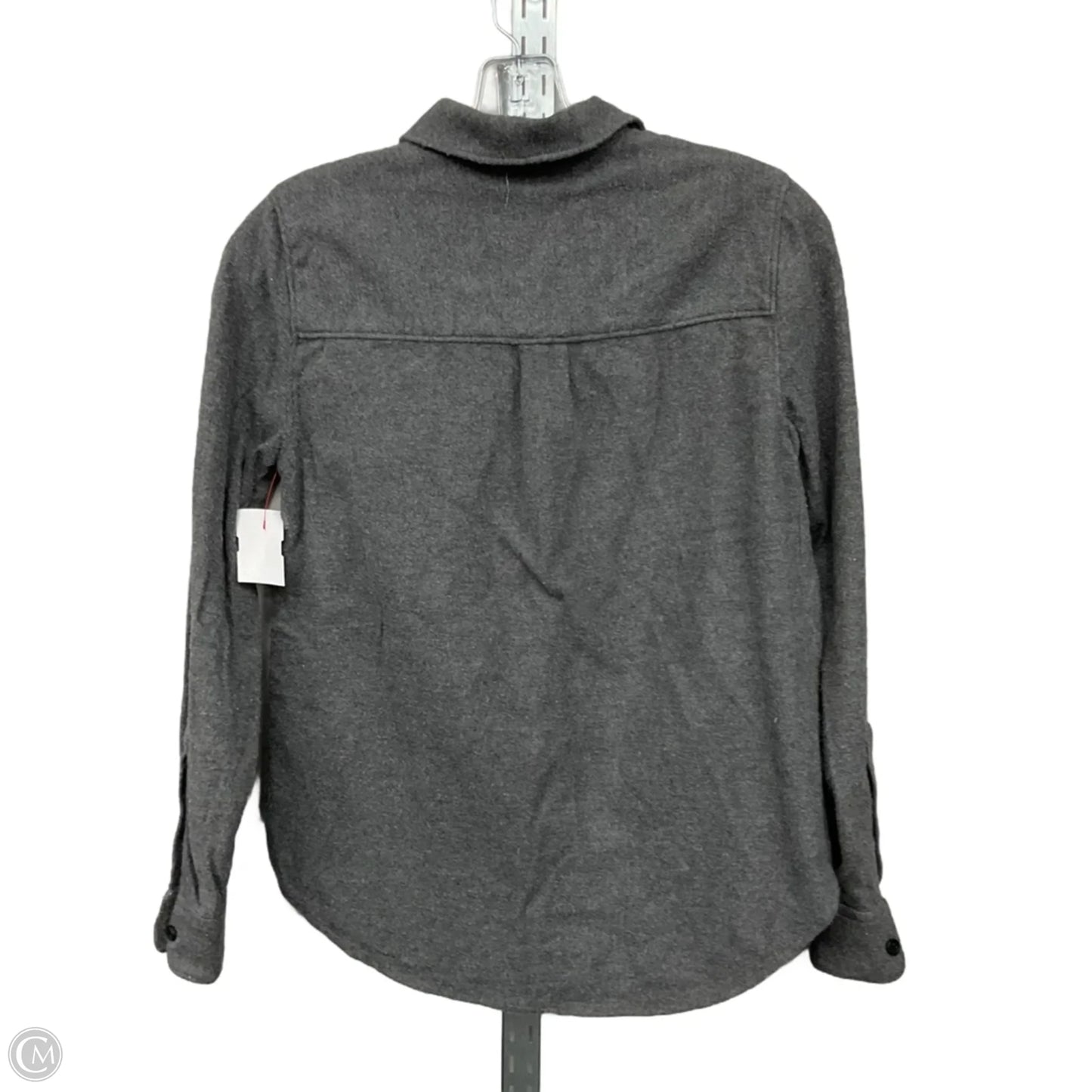 Top Long Sleeve By Madewell In Grey, Size: Xs