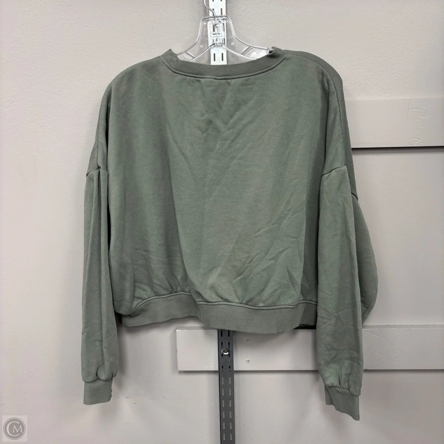 Sweatshirt Collar By Divided In Green, Size: L