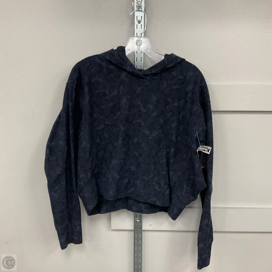 Sweatshirt Hoodie By Athleta In Blue, Size: M