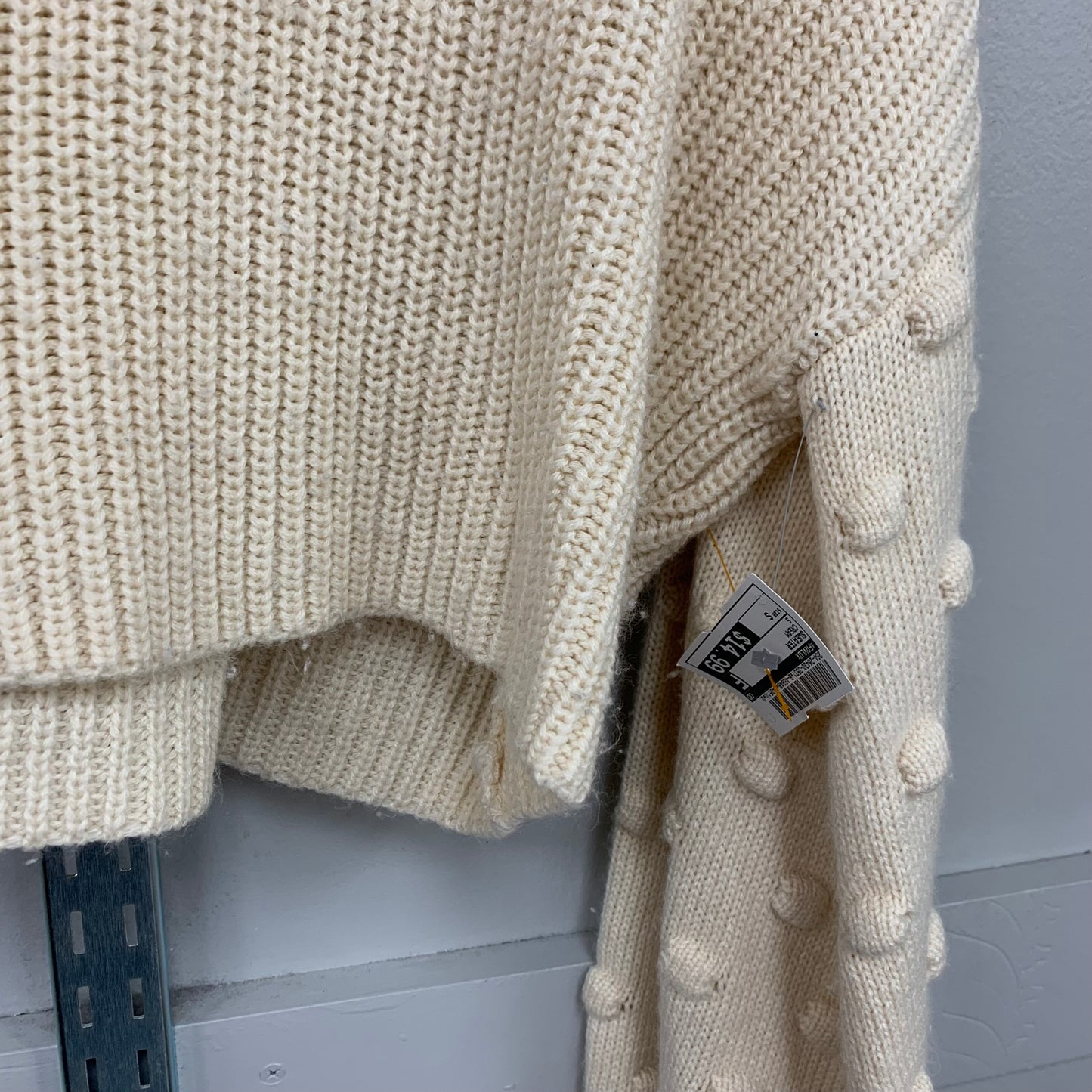 Sweater By Favlux In Cream, Size: S