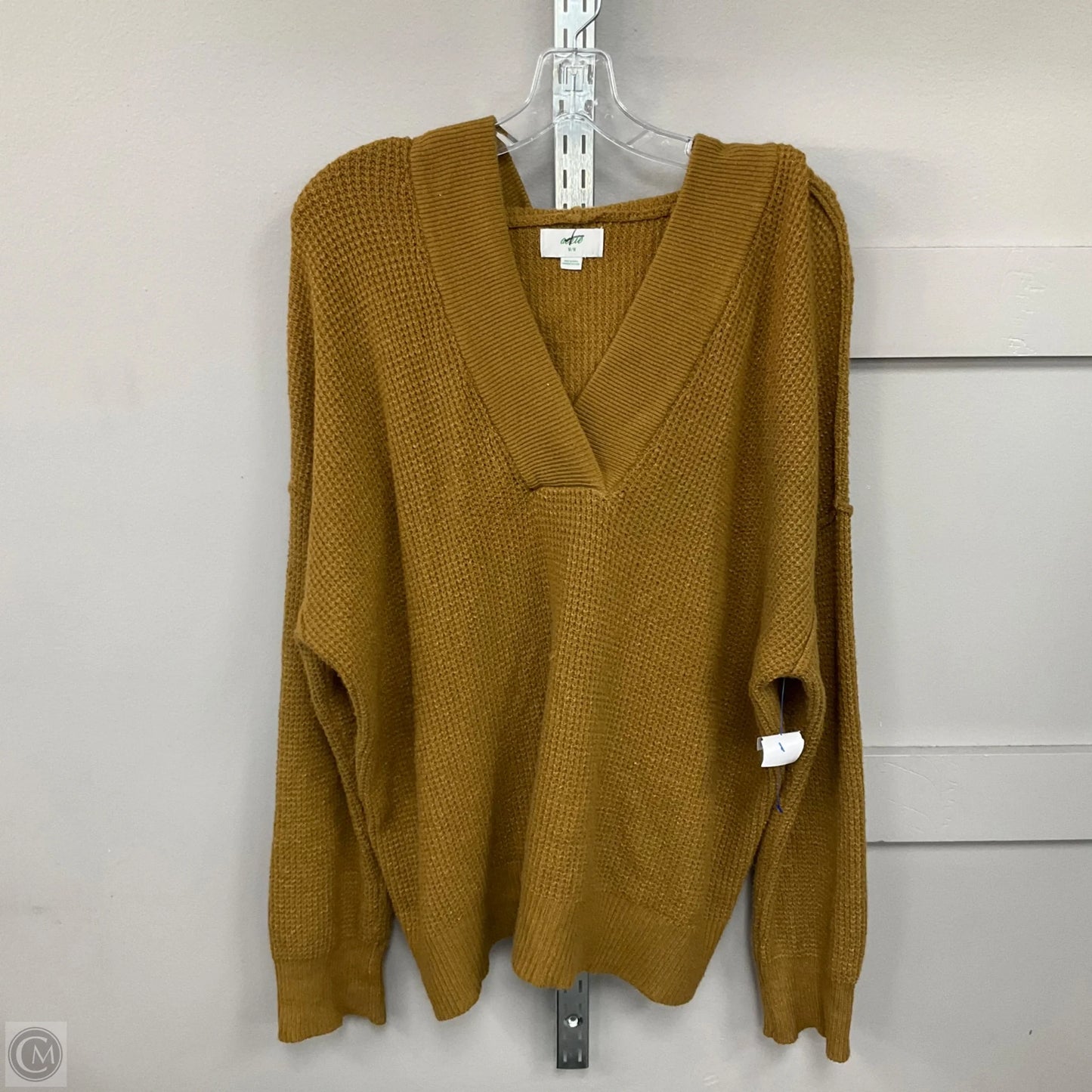 Sweatshirt Crewneck By Aerie In Yellow, Size: M