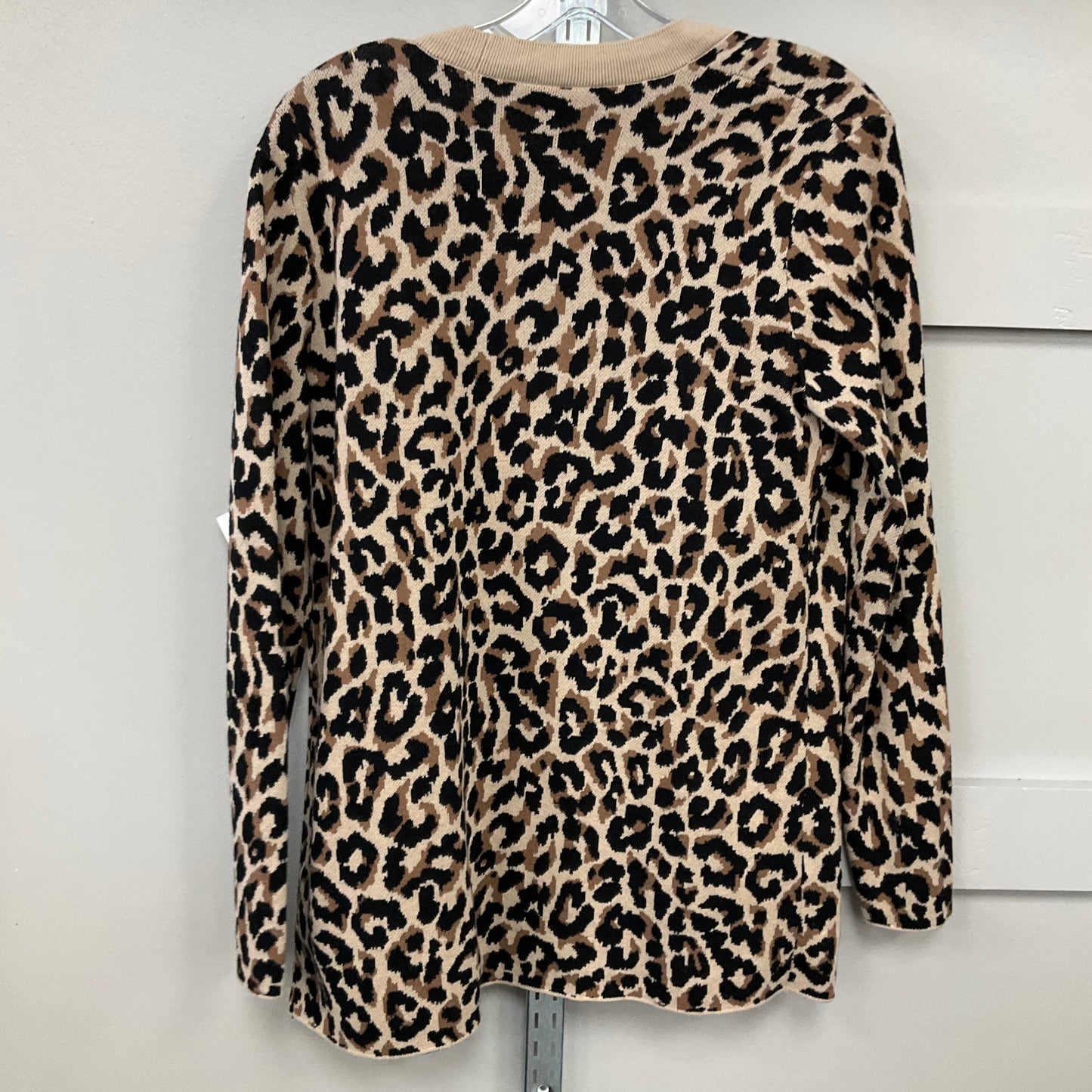 Cardigan By J. Crew In Animal Print, Size: Xs