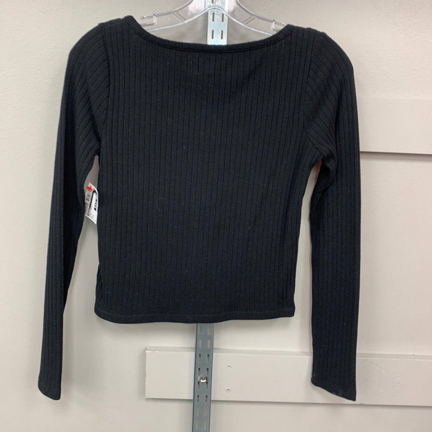 Top Long Sleeve Basic By Madewell In Black, Size: S