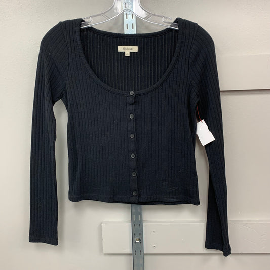 Top Long Sleeve Basic By Madewell In Black, Size: S