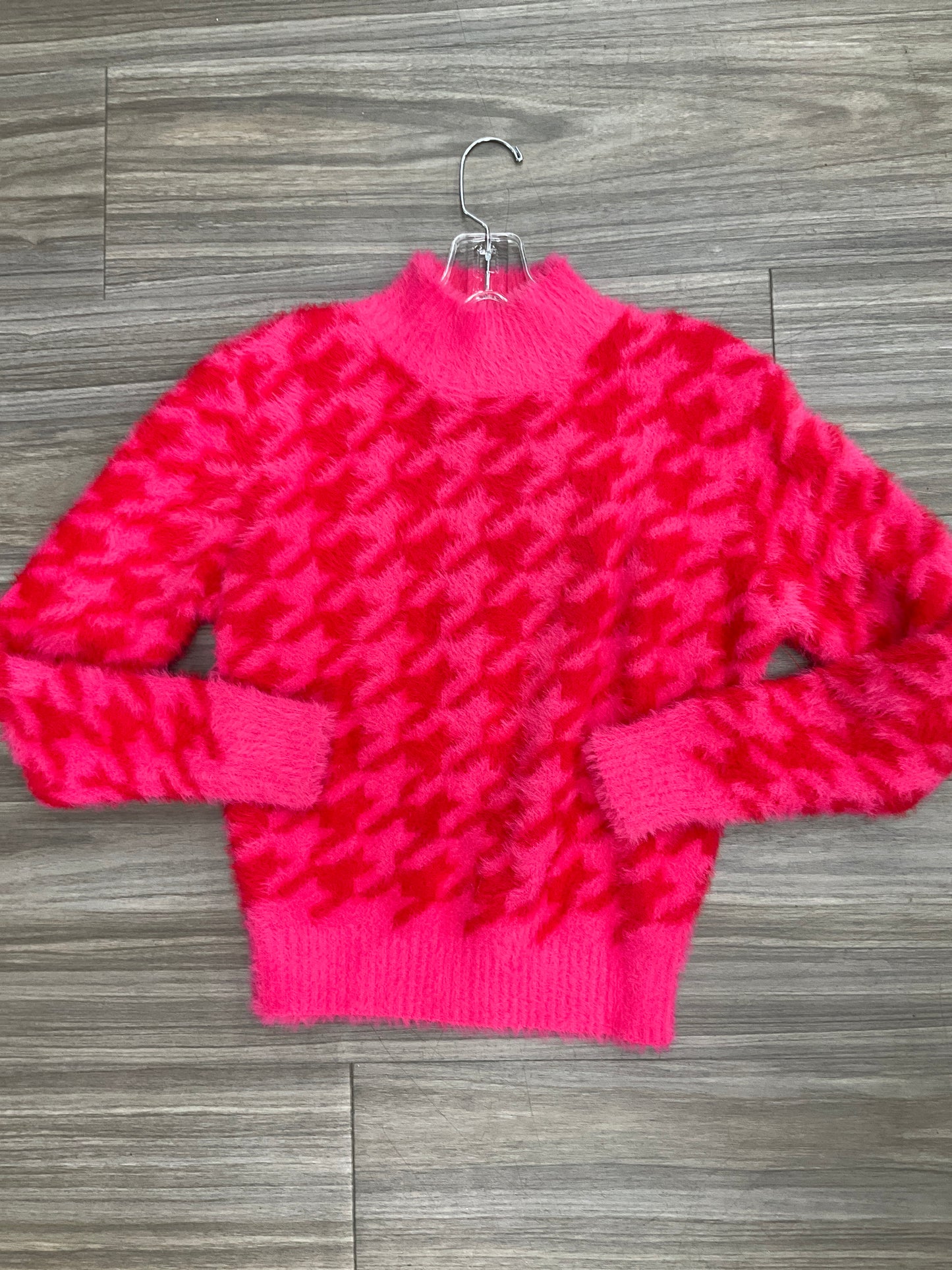 Sweater By Clothes Mentor In Pink & Red, Size: L