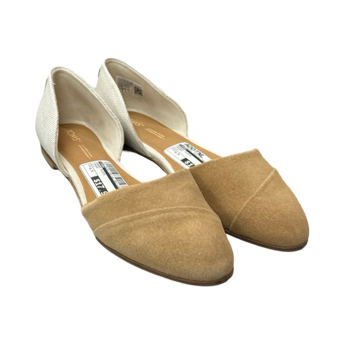 Shoes Flats By Toms In Brown, Size: 8.5