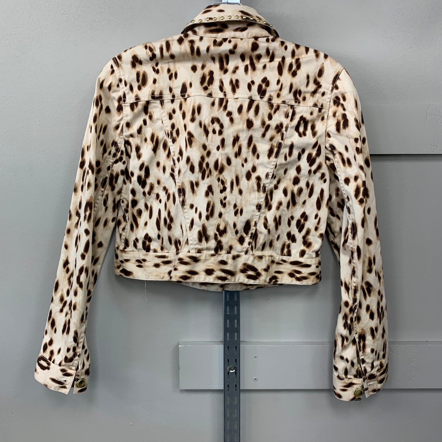 Top Long Sleeve By Chicos In Animal Print, Size: 0 (S)