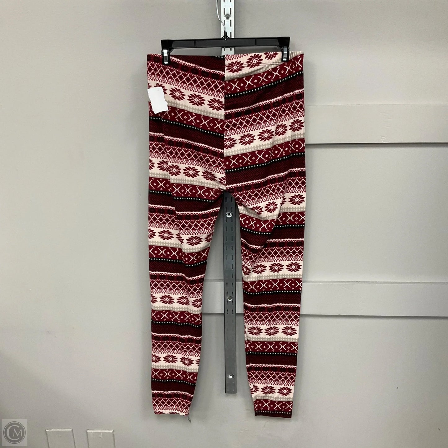 Pants Leggings By Clothes Mentor In Red, Size: L