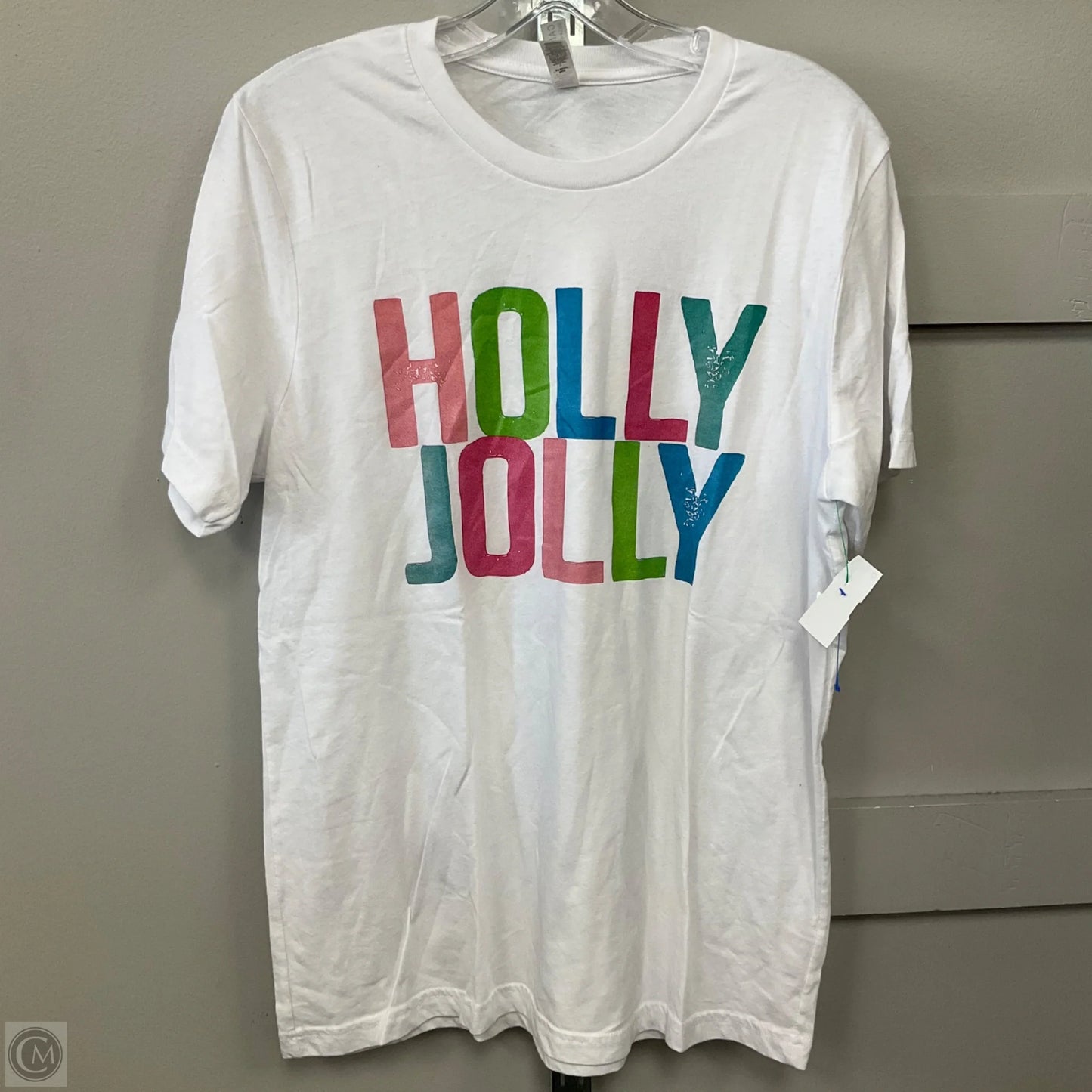 Top Short Sleeve Basic By Bella + Canvas In White, Size: L