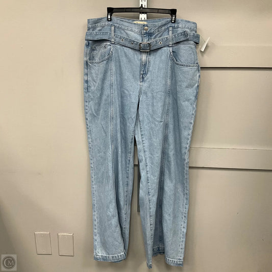 Jeans Wide Leg By Madewell In Blue Denim, Size: 16