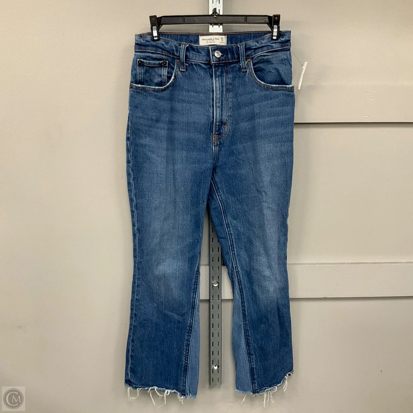 Jeans Flared By Abercrombie And Fitch In Blue Denim, Size: 4p
