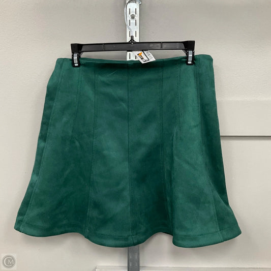 Skirt Mini & Short By Loft In Green, Size: 0