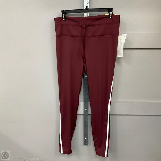 Pants Leggings By All In Motion In Maroon, Size: L