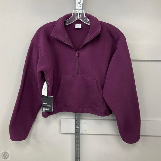 Sweatshirt Crewneck By Tna In Maroon, Size: S