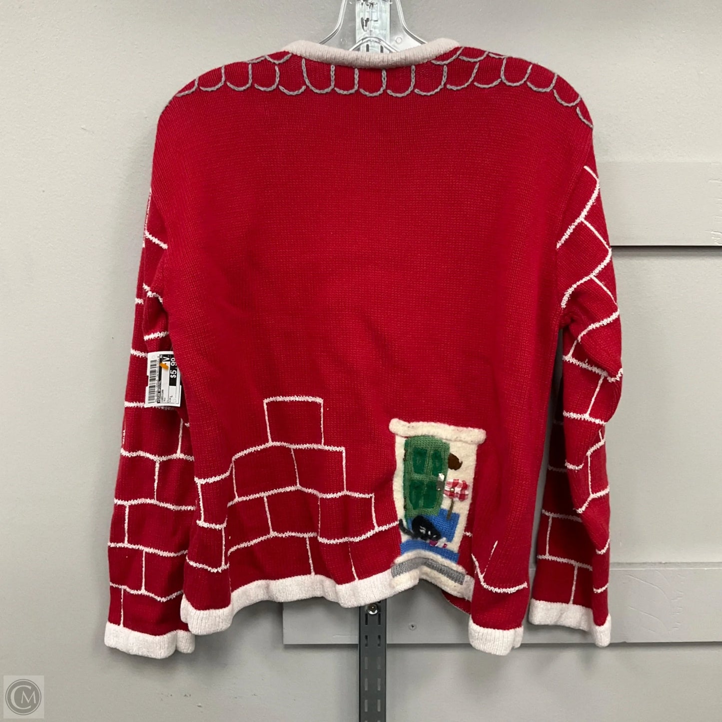 Cardigan By Susan Bristol In Red, Size: L