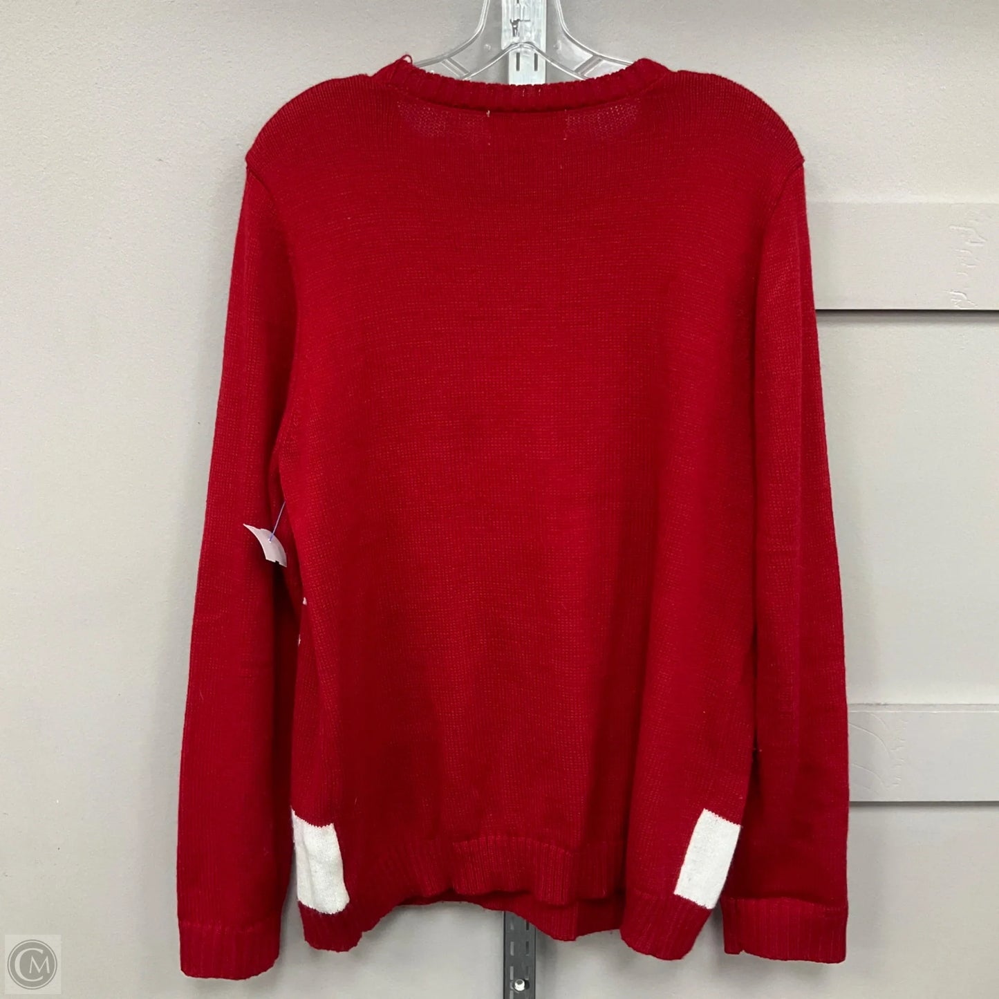 Sweater By Karen Scott In Red, Size: Xxl