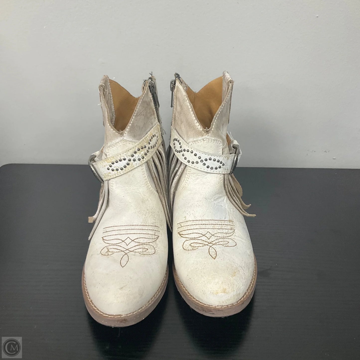 Boots Western By Clothes Mentor In White, Size: 8.5
