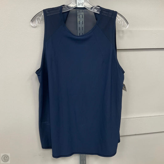 Athletic Tank Top By Lululemon In Navy, Size: L