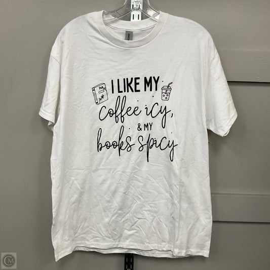 Top Short Sleeve Basic By Gildan In White, Size: L