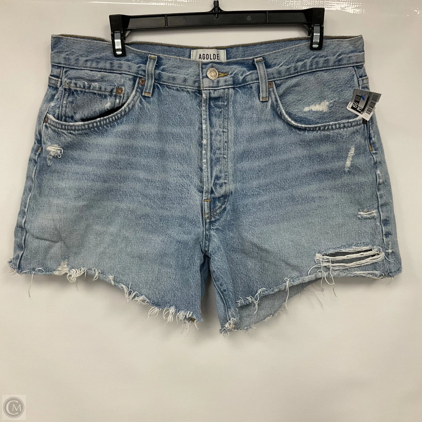 Shorts By Agolde In Blue Denim, Size: 12