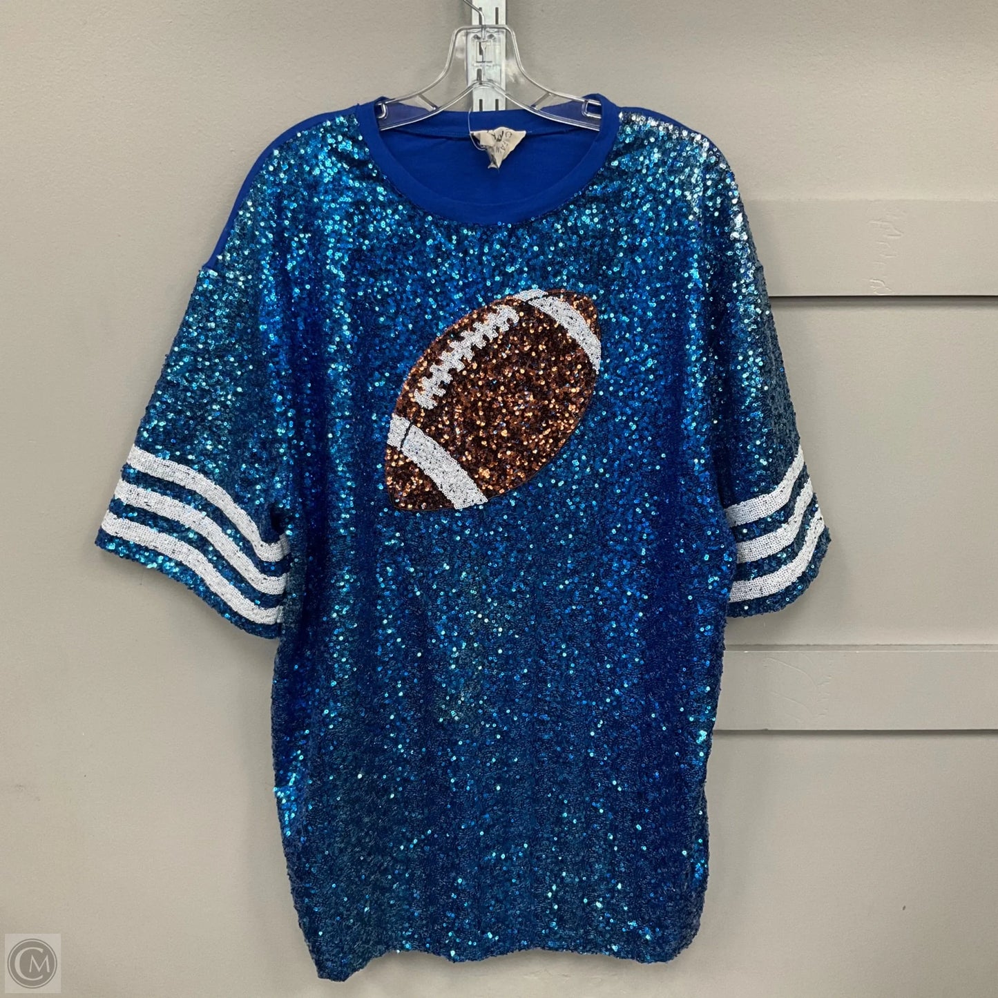 Top Short Sleeve By Fantastic Fawn In Blue, Size: M