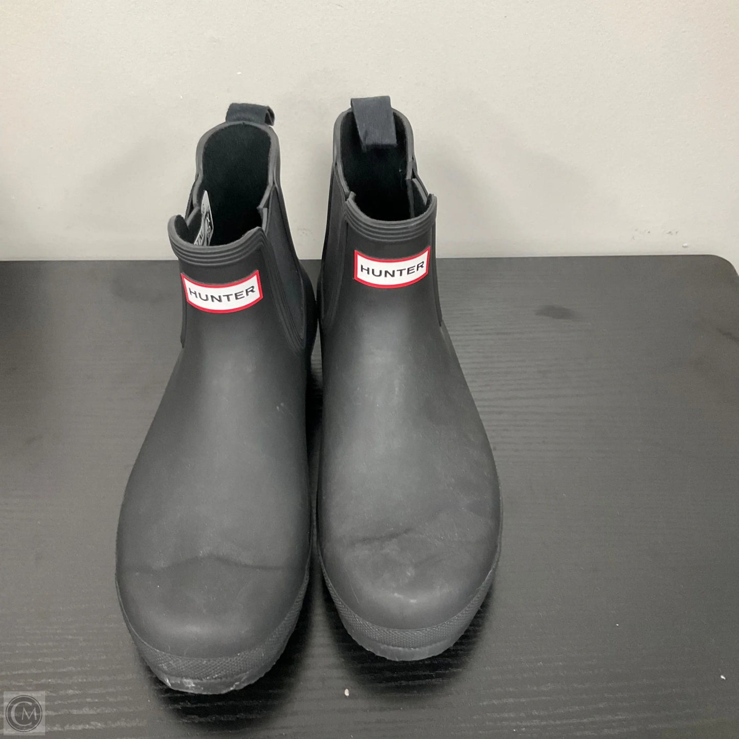 Boots Ankle Flats By Hunter In Black, Size: 11