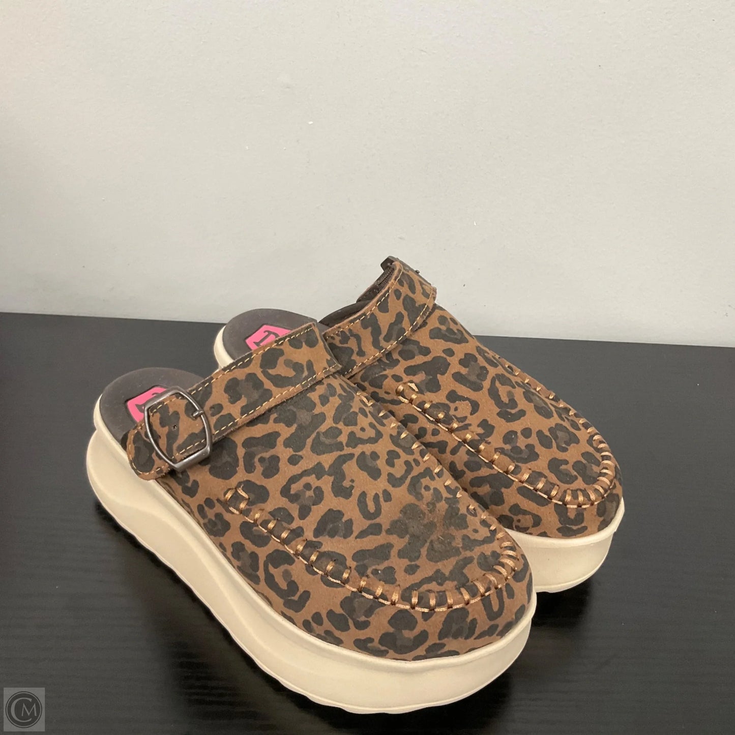 Shoes Sneakers Platform By Hey Dude In Animal Print, Size: 6