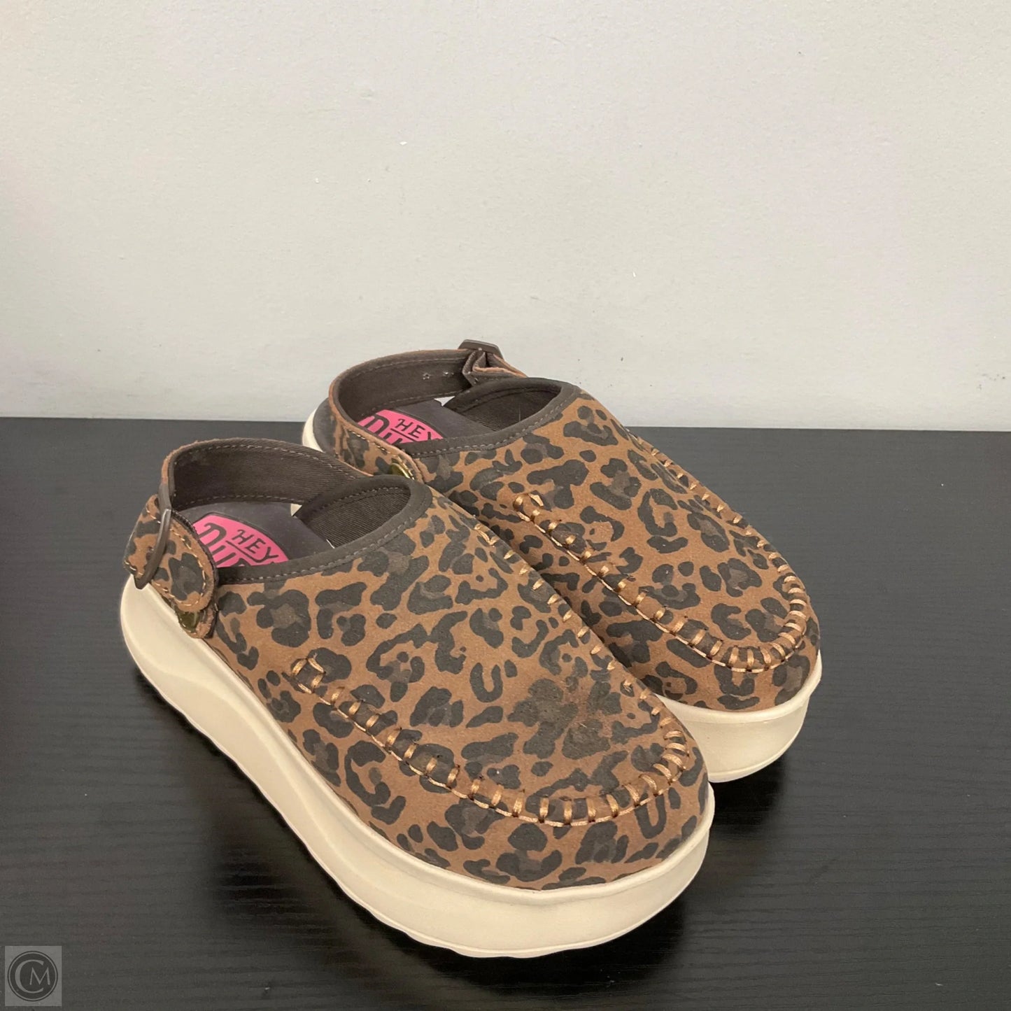 Shoes Sneakers Platform By Hey Dude In Animal Print, Size: 6