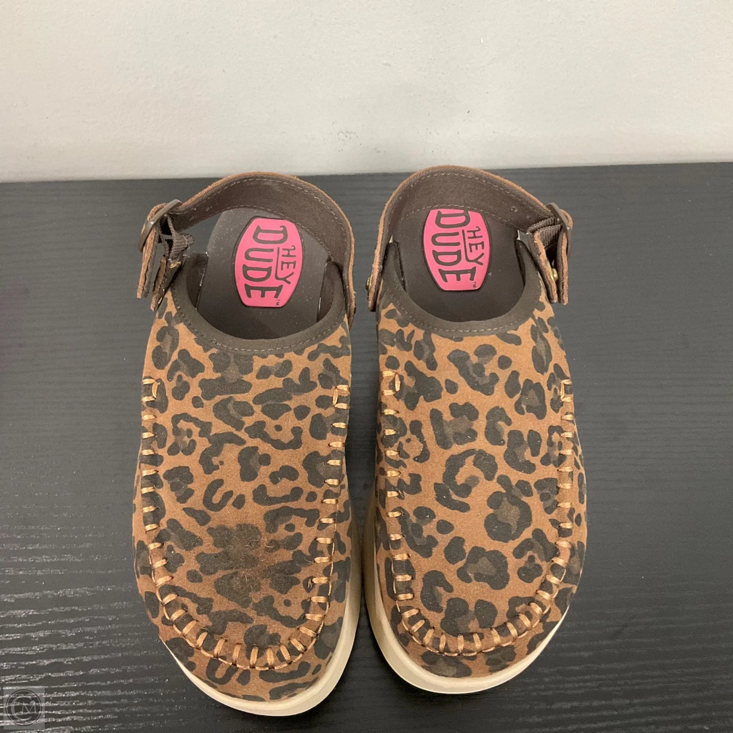 Shoes Sneakers Platform By Hey Dude In Animal Print, Size: 6