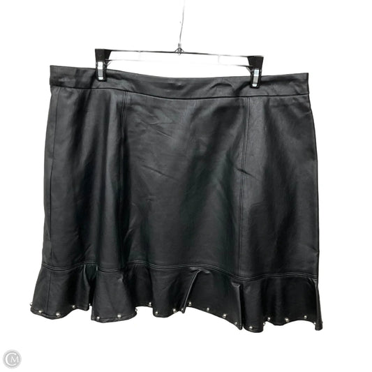 Skirt Mini & Short By City Chic In Black, Size: 14