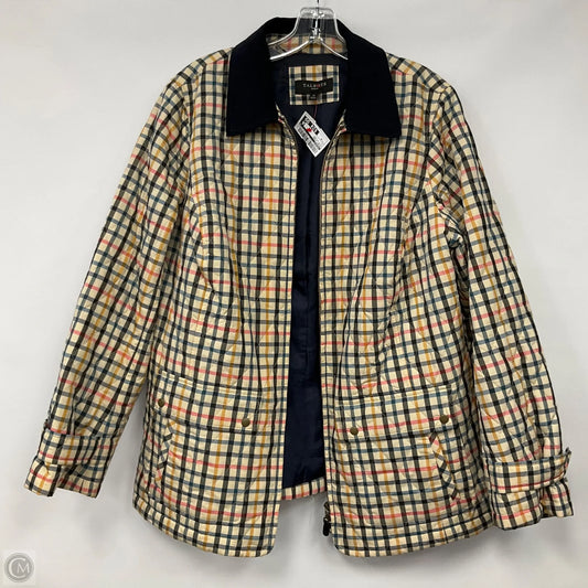 Barn Jacket By Talbots In Plaid Pattern, Size: 1x