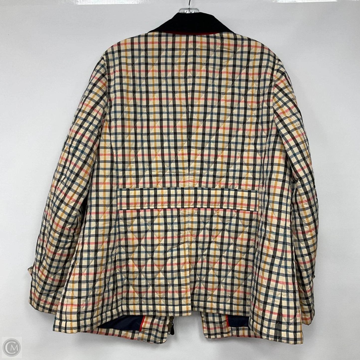 Barn Jacket By Talbots In Plaid Pattern, Size: 1x
