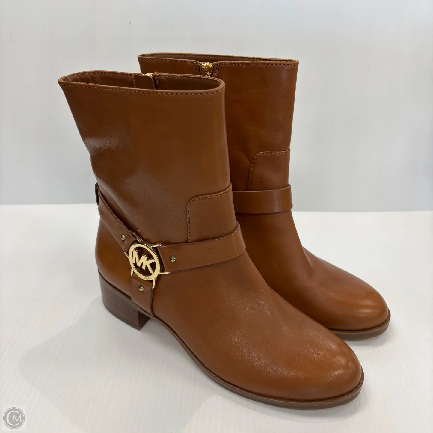 Boots Designer By Michael Kors In Brown, Size: 6