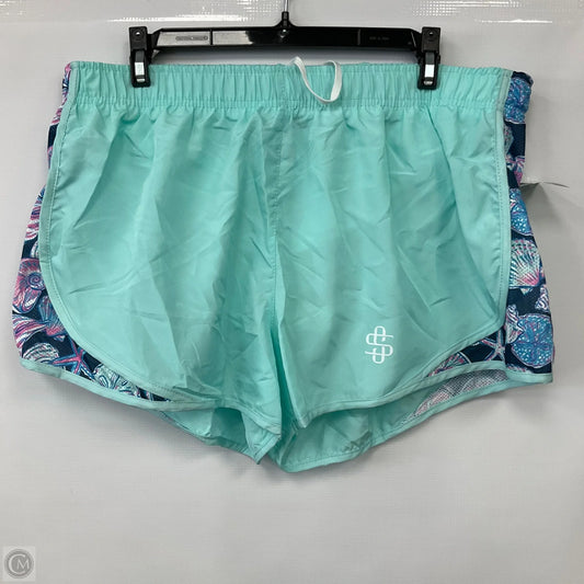 Athletic Shorts By Simply Southern In Blue, Size: Xl
