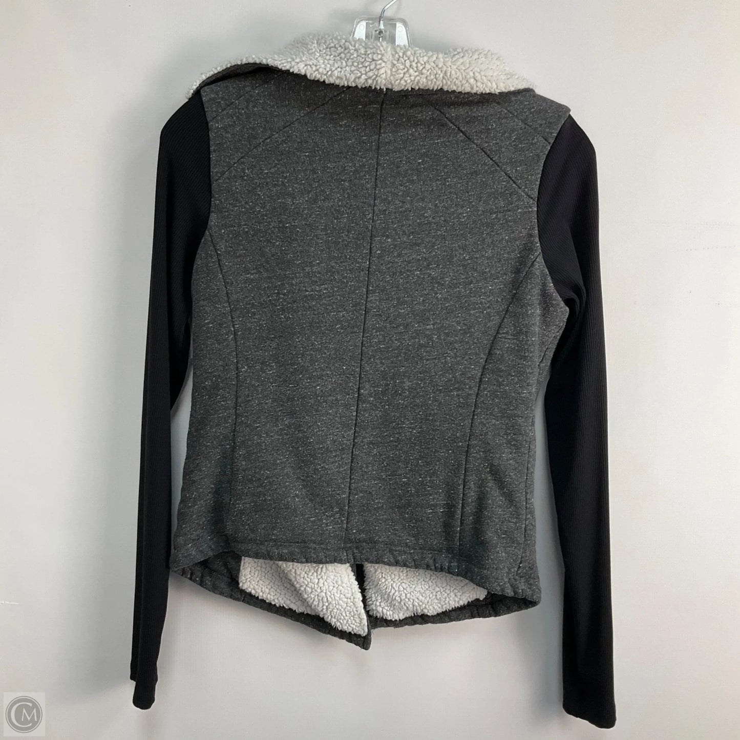 Athletic Jacket By Alo In Grey, Size: S