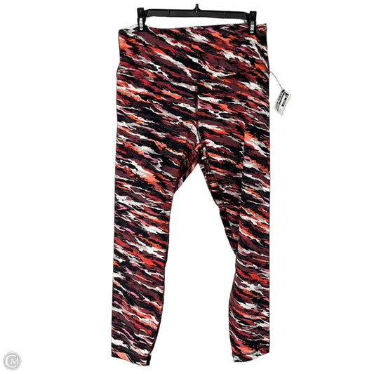 Athletic Leggings By Lululemon In Multi-colored, Size: 12