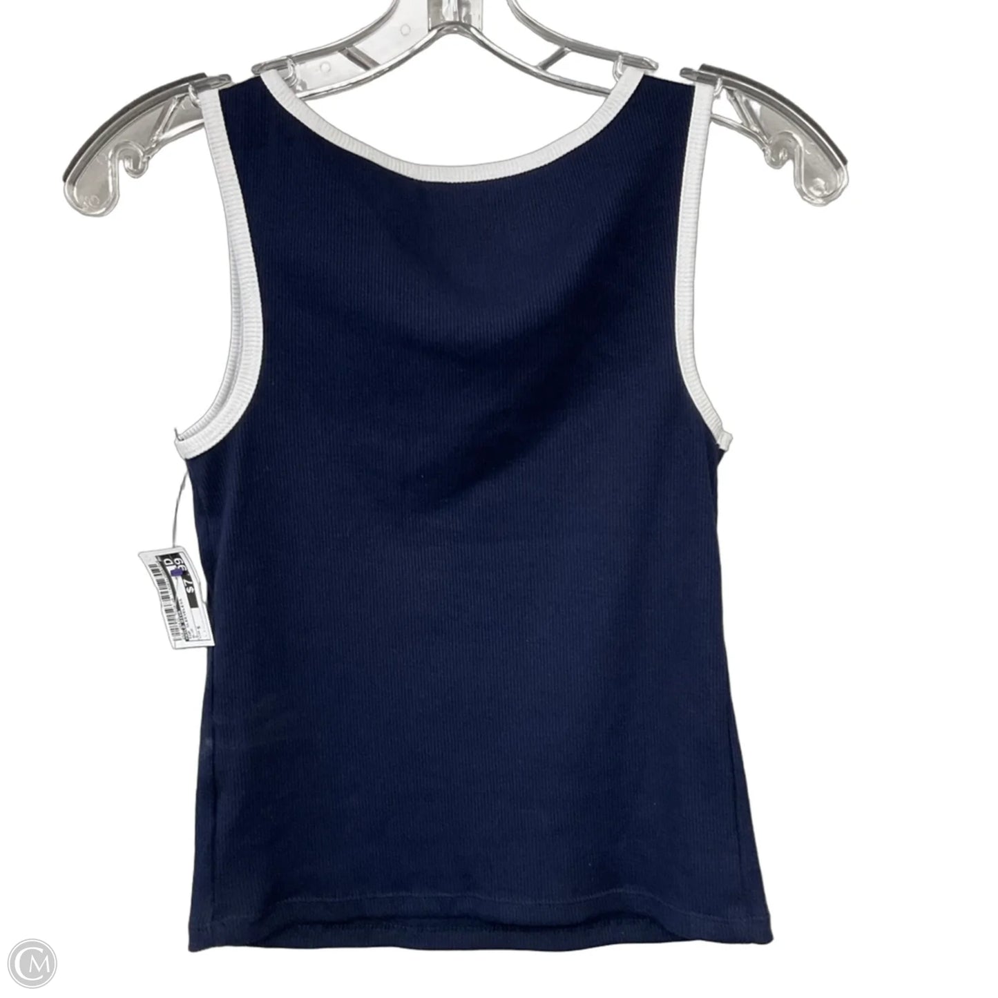Top Sleeveless By Wild Diva In Blue, Size: S