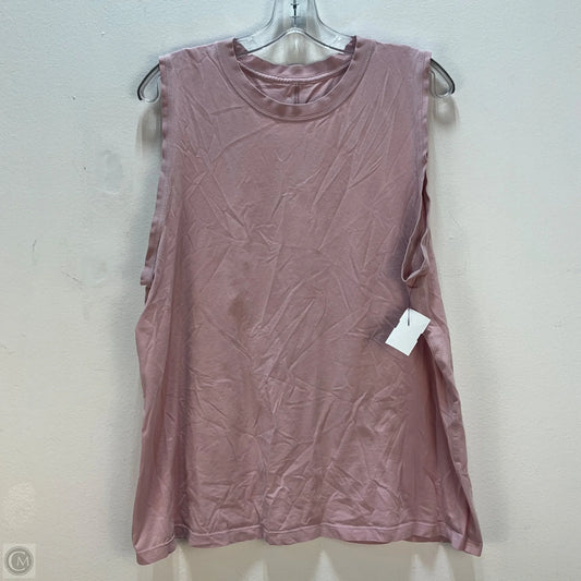 Athletic Tank Top By Lululemon In Pink, Size: 16