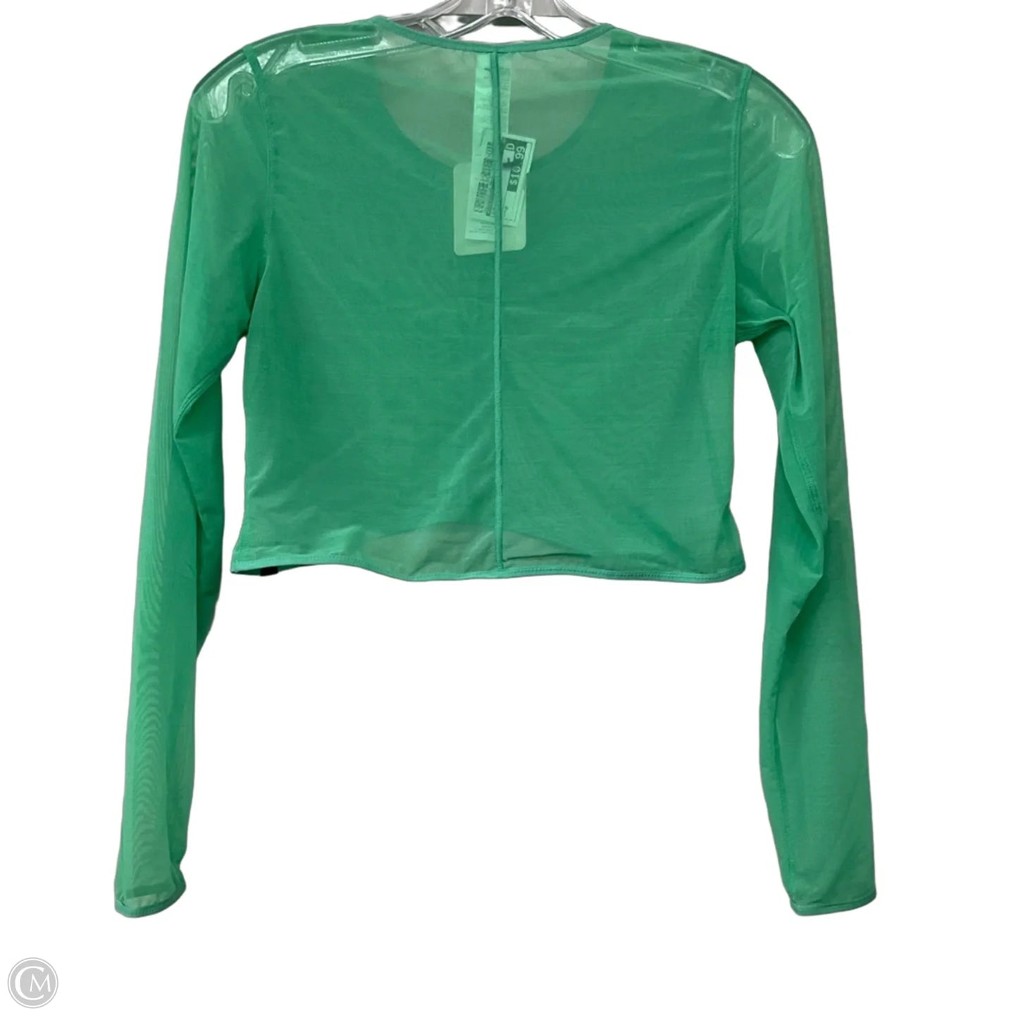 Top Long Sleeve By Fabletics In Green, Size: M