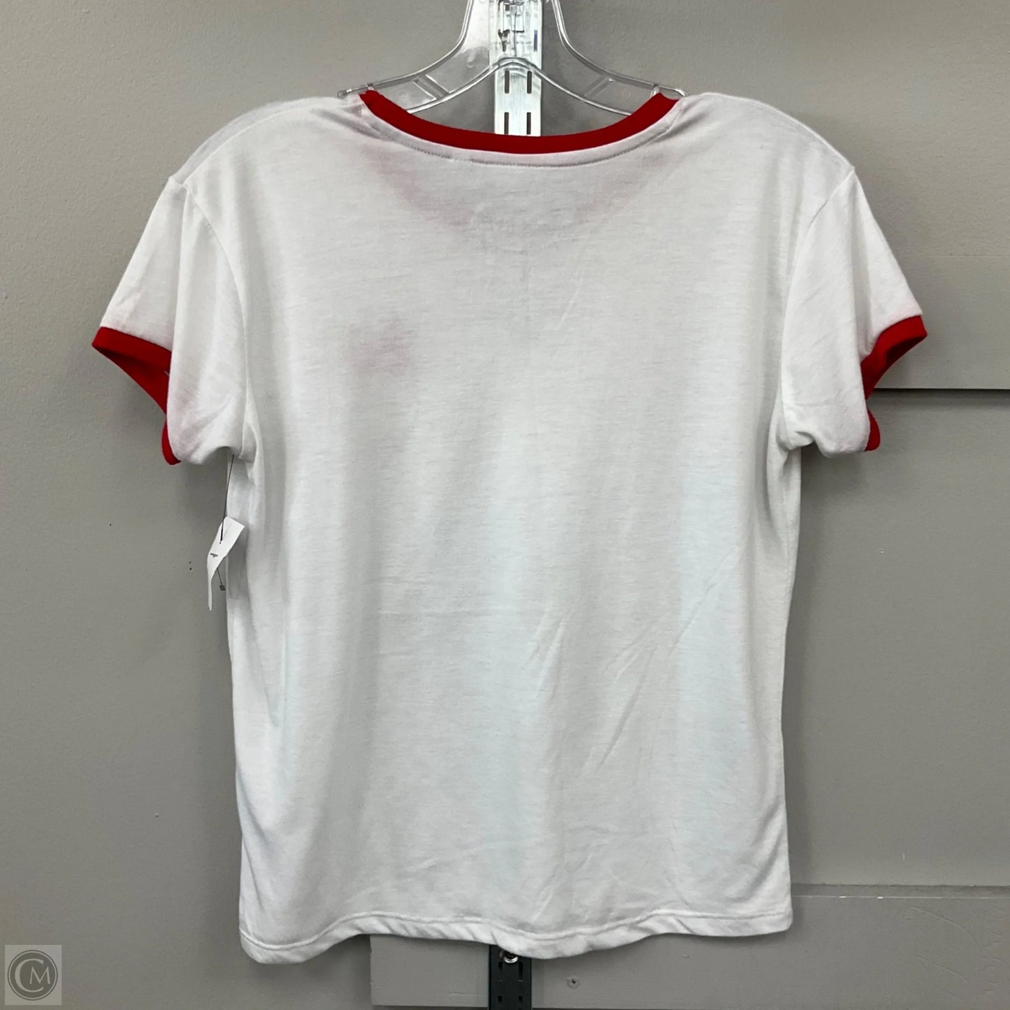 Top Short Sleeve By Disney Store In White, Size: L